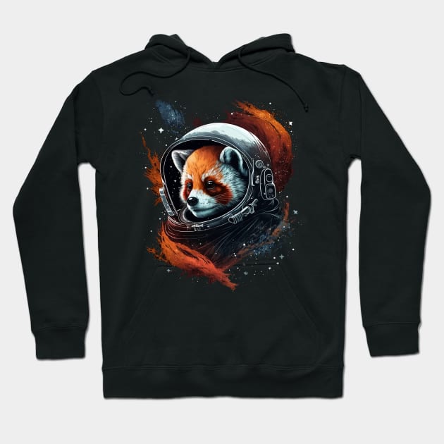 red panda Hoodie by a cat cooking
